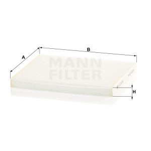 Фильтр салона MANN-FILTER CU 24 004